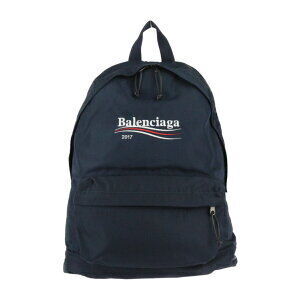 BALENCIAGA XPLORER backpack daypack Navy Blue canvas logo